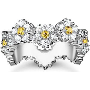 Thomas Sabo - TR2337-051-4 - Ring - Geel Goud - Blooming Skies