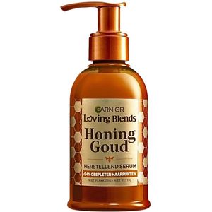 Garnier - Loving Blends Honing Goud - Herstellend Haarserum - Beschadigd & Breekbaar Haar - 115 ml - 1 stuk