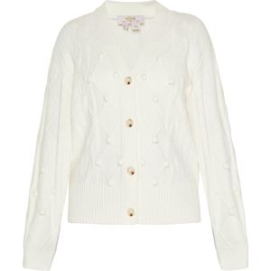 usha - FESTIVAL - Gebreid Vest - Offwhite