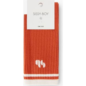 Sissy-Boy - Rode sokken met logo