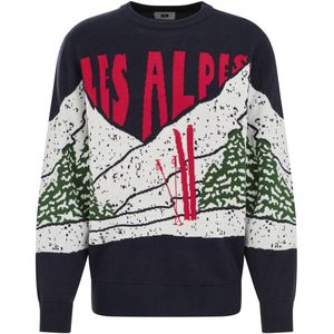 WE Fashion - Slim Fit Trui - Marineblauw