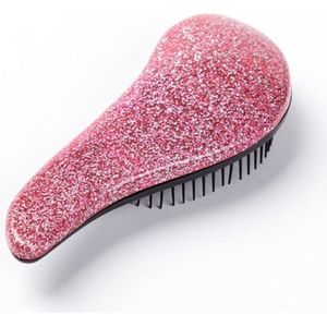 Finnacle - Roze Anti-Klit Haarborstel - Compacte Borstel voor Klitvrij Haar - Hairbrush met Anti-Klit Technologie