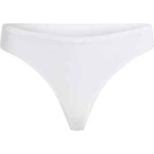 Hunkemöller Dames Lingerie String Katoen Kira - Wit - maat S