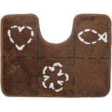 Sealskin Tack Toiletmat 45x60 cm - Acryl - Bruin