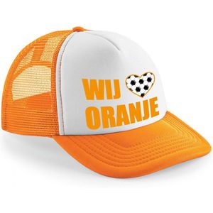 Bellatio Decorations snapback/cap - Wij hartje oranje - voetbal - supporter - Koningsdag - EK/WK