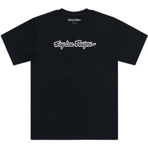 Troy Lee Designs - Signature T-shirt - Zwart - Korte Mouwen