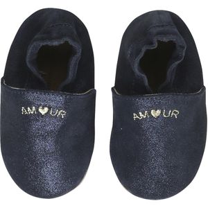 Elastische Schoentjes - Marineblauw - Chaton - Babyschoentjes