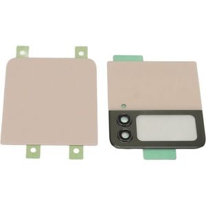 Achterglas Vervanging voor Galaxy Z Flip 4 - Goedkoop Glazen Paneel voor Z Flip 4 / Z Flip 4 5G F721 met Tape en Gereedschap - GOLD .