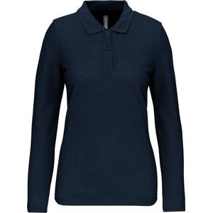 WK. Designed To Work Damespolo lange mouwen WK277 - Navy - M