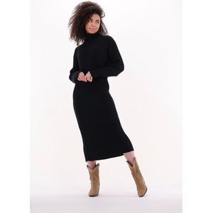 Y.A.S. Yasmavi Knit Midi Rollneck Dress Jurken - Zwart