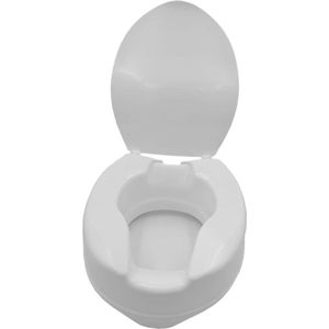 WC Verhoger/ Toiletverhoger Eenvoudige Montage - Belastbaar tot 160 kg - Robuust en Duurzaam met Deksel
