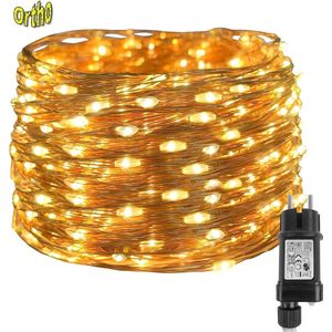 Ortho® - Verlichting - 30 Meter - Partylights - Feestverlichting - Sfeerverlichting - Kerstverlichting - Waterdicht - Binnen en Buiten - Warm Wit - 30M