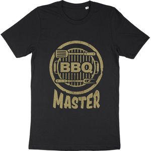 Grappig T Shirt Heren - BBQ Master - Zwart - XL