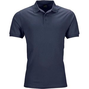 James and Nicholson Heren Elastisch Piqué Poloshirt (Marine)
