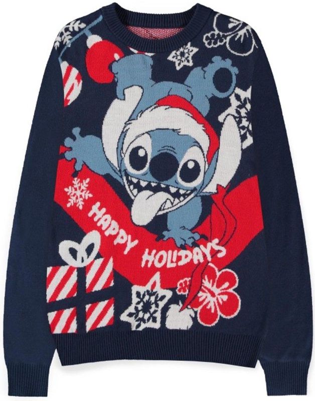 Lilo & Stitch Santa Heren kersttrui - meerkleurig - S