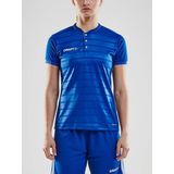 Craft - Pro Control Button Jersey W 1906696 - Sportshirt - Club Cobolt/White