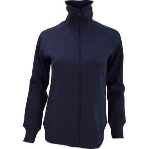 SOLS Dames/dames Soda Full Zip Active Sweat Jacket (Marine)