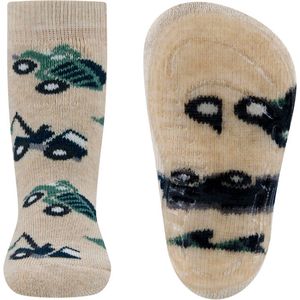 Ewers Antislipsok - Kraanwagens & Bakwagens Groen/Blauw - Lichtbeige - Siliconenzool-29/30