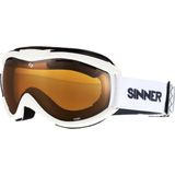 Sinner Toxic Skibril - Wit - Oranje Lens