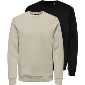 Only & Sons Heren sweatshirt 2 pack Ceres