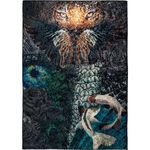 Laagpolig vloerkleed Exotic - Tijger - 120x170 cm