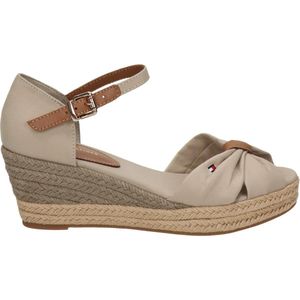 Tommy Hilfiger dames sleehak sandaal - Beige - Maat 36