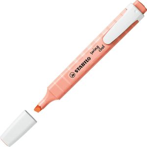 STABILO Swing Cool Pastel - Markeerstift - Perfect Voor Onderweg - Cremig Perzik - Per stuk