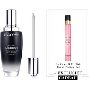 Lancôme - Advanced Génifique Serum - Anti-ageing - 100ml - Met Cadeau - La Vie est Belle L'Elixir Eau de Parfum 10ml