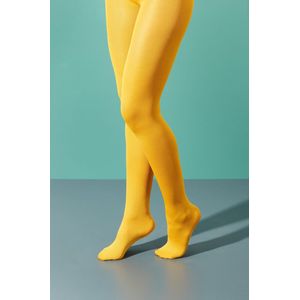 Bonnie Doon - Dames - Basic Opaque Tights - Ochre - maat 38/40