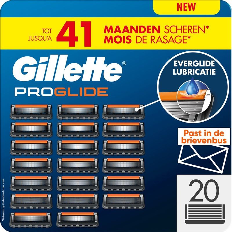 Gillette - ProGlide - Scheermesjes - 20 stuks
