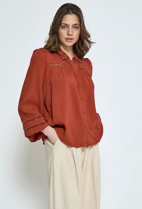 Peppercorn Blouse 'Babro'  roestrood