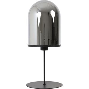 Light & Living Maverick Tafellamp - Mat Zwart/Smoke - Ø25x65cm