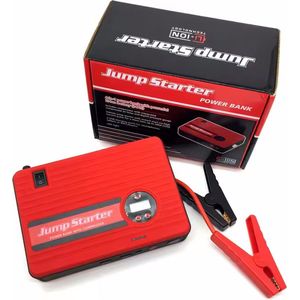 Jumpstarter voor Auto - Starthulp met Powerbank - Compressor bandenpomp - LED Zaklamp