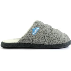 Nuvola - Sloffen Unisex - Grijs - Fleece - Geheugenzool