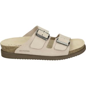 Mephisto HESTER SANDVEL - Dames slippers - Kleur: Wit/beige - Maat: 41