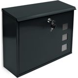 Brievenbus - Rood - Staal