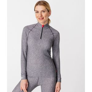 Damart - Dames-T-shirt met ritssluiting comfort Thermolactyl 5 - Vrouwen - Grijs - 34-36 (XS)