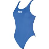 arena Solid Swim Tech High Badpak Dames blauw Maat DE 36 | US 32