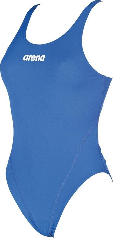 arena Solid Swim Tech High Badpak Dames blauw Maat DE 36 | US 32