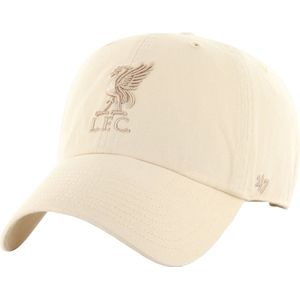 47 Brand FC Liverpool Clean Up Cap EPL-NLRGW04GWS-NTB, Mannen, Beige, Pet, maat: One size