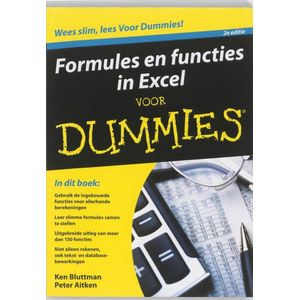 Voor Dummies - Formules en functies in Excel voor Dummies