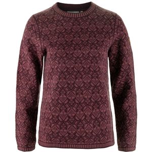 Fjällräven - Snow Round Neck Sweater - Port - Damestrui