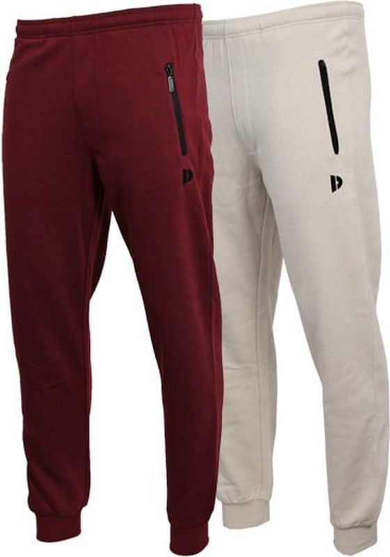 Donnay - Joggingbroek Jack - Sportbroek - Burgundy - 2-Pack