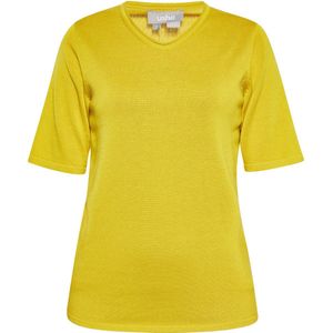 usha - Fijngebreide Basistrui - Korte Mouwen - Ronde Hals - Ontspannen Pasvorm