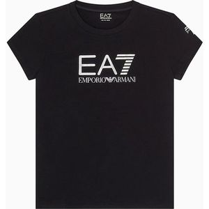 Ea7 Emporio Armani 8nft01_fj2hz T-shirt Met Korte Mouwen Zwart 12 Years Meisje