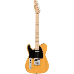Squier Affinity Series Telecaster Lefthand MN Butterscotch Blonde - Elektrische gitaar voor linkshandigen