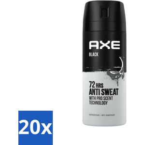 Axe Anti-Transpirant Spray Black 150 ml - Bulkverpakking - 20 stuks