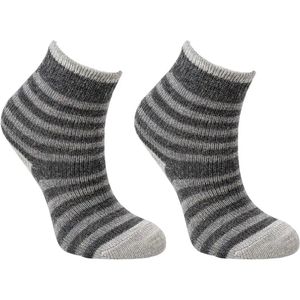 Kindersokken met Alpacawol | Extra zacht | Krimpvrij | Kleur: Grijs | Maat: 23-26 | Aantal: 2 paar