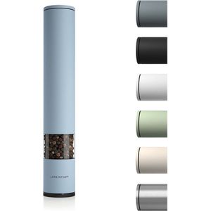 LARS NYSØM - 'Lagom' Peper en zoutmolen XL - 1 stuk (28,8cm) - Verstelbae maalgraad - Roestvrijstaal Baby Blue