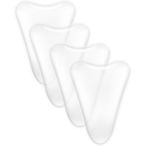 Sander Shop Cameltoe Concealer Herbruikbaar - Siliconen Cameltoe Preventie Ondergoed voor Vrouwen Cameltoe Hider Cover Ins Pad Guard Stopper voor Yoga Badpak Leggings Activewear Bikini - 4 Pack Transparant A_4transparent S